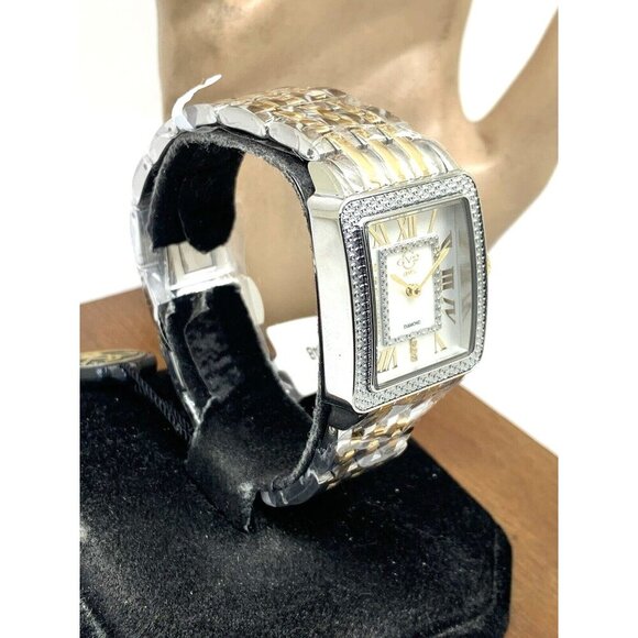 GV2 by Gevril Women's Watch 12304B Swiss Quartz Mother of Pearl Dial 2-Tone - Picture 13 of 13